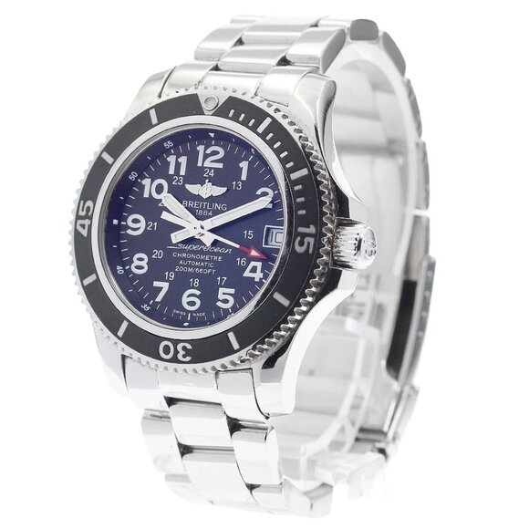 BREITLING Super Ocean 2 36 A17312 Date black Dial Automatic Ladies Watch_890122 - Picture 1 of 6